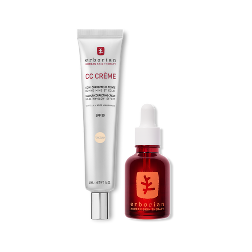 Duo Perfezionatore giorno notte - Skin Therapy & CC Cr&egrave;me 40 ml | Erborian