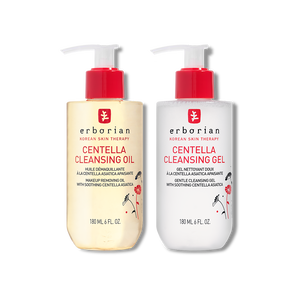 Doppia Detersione Coreana: olio struccante e gel detergente 180 ml | Erborian