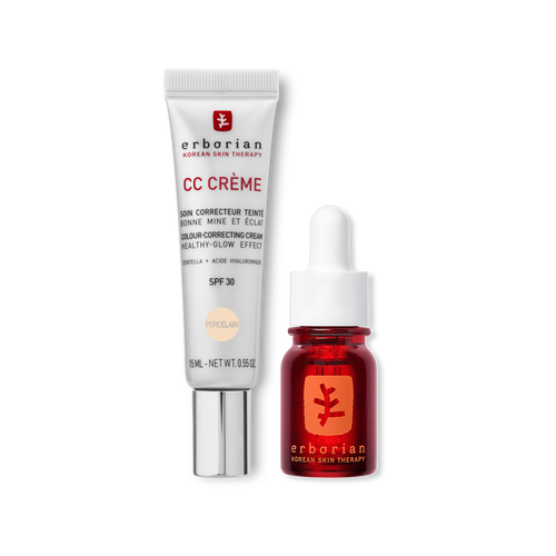 Duo Perfezionatore giorno notte - Skin Therapy & CC Cr&egrave;me 15 ml | Erborian