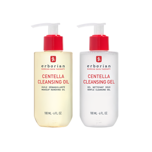 Doppia Detersione Coreana: olio struccante e gel detergente 180 ml | Erborian