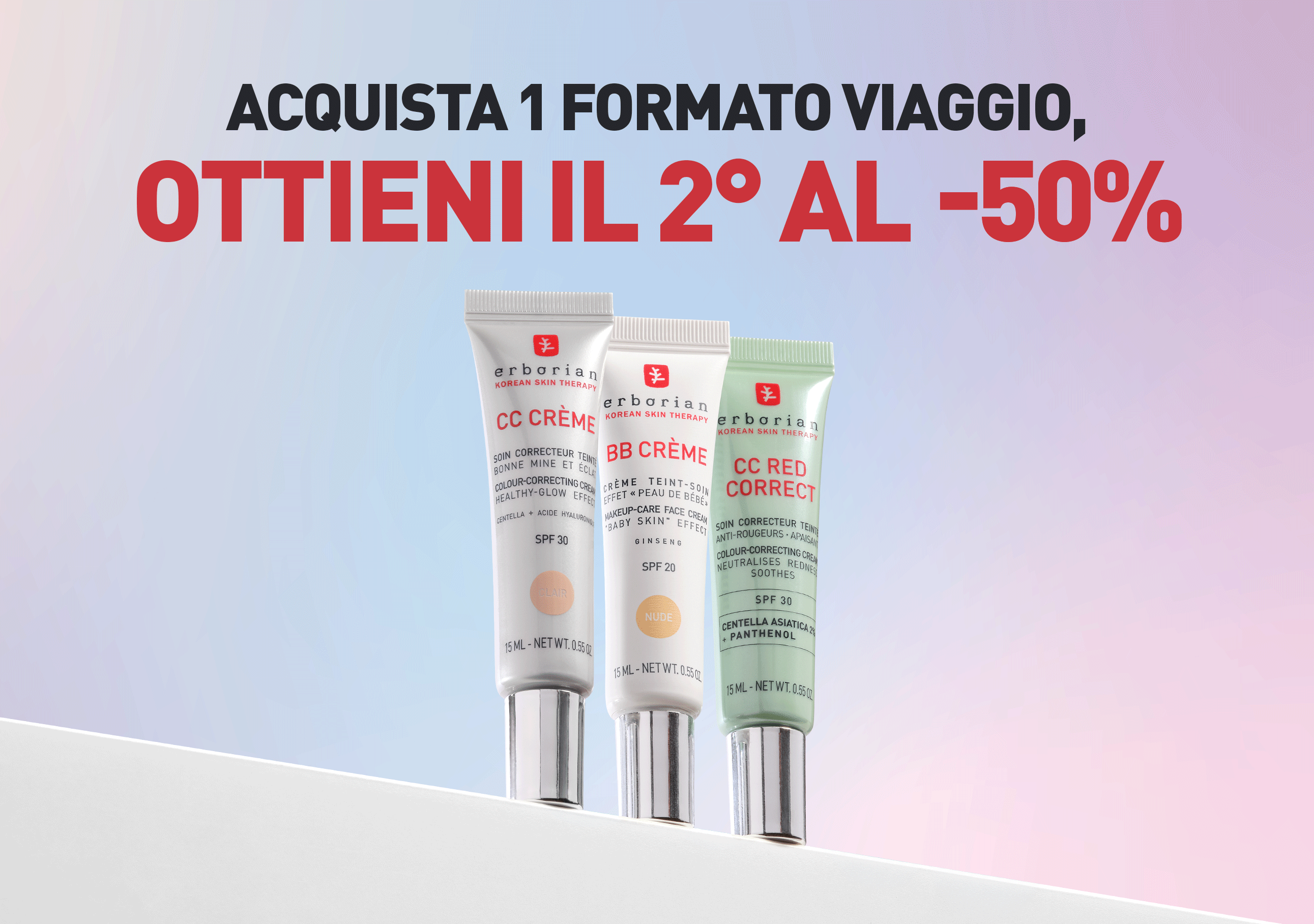 -50% SUL 2&deg; FORMATO VIAGGIO